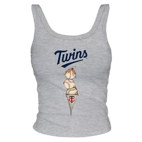 Minnesota Twins Triple Scoop Ribbed Tank