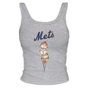 New York Mets Triple Scoop Ribbed Tank
