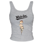 Chicago White Sox Triple Scoop Ribbed Tank - Tiny Turnip