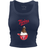 Minnesota Twins Sundae Helmet Crop Tank