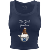 New York Yankees Sundae Helmet Crop Tank