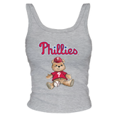 Philadelphia Phillies Teddy Ribbed Tank - Tiny Turnip