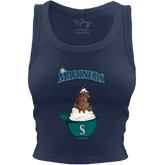Seattle Mariners Sundae Helmet Crop Tank