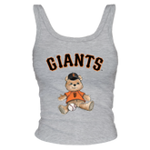 San Francisco Giants Teddy Ribbed Tank - Tiny Turnip