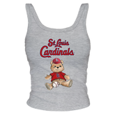St. Louis Cardinals Teddy Ribbed Tank - Tiny Turnip