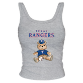 Texas Rangers Teddy Ribbed Tank - Tiny Turnip