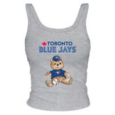 Toronto Blue Jays Teddy Ribbed Tank - Tiny Turnip