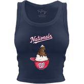 Washington Nationals Sundae Helmet Crop Tank