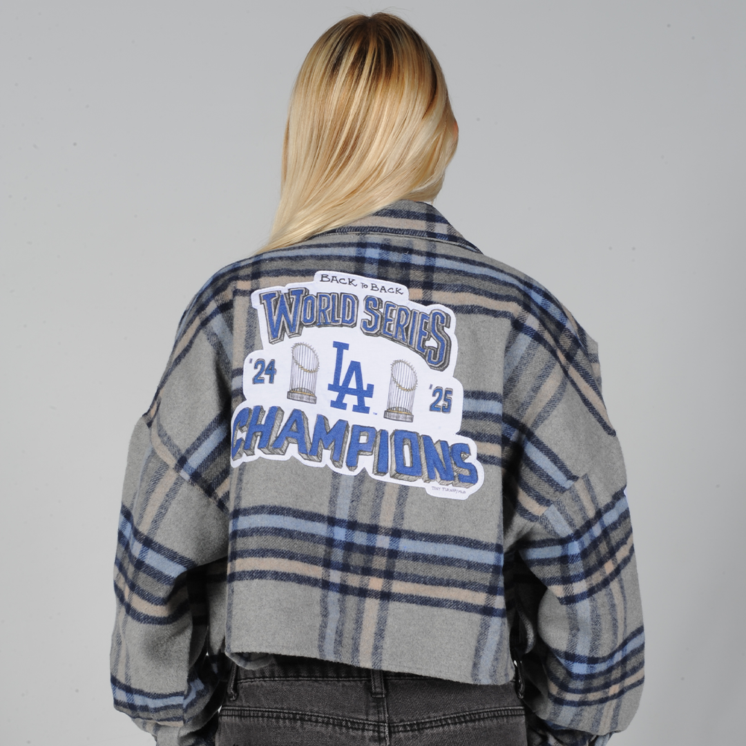 Los Angeles Dodgers Chelsea Freeman World Series Champs 2025 Flannel