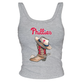 Philadelphia Phillies Cowboy Boot Ribbed Tank