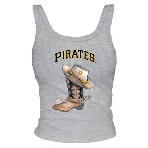 Pittsburgh Pirates Cowboy Boot Ribbed Tank