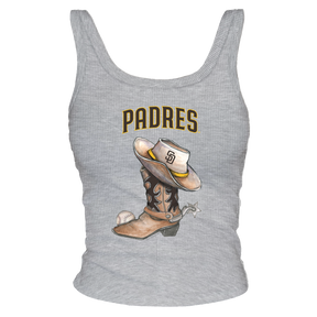 San Diego Padres Cowboy Boot Ribbed Tank