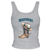 Seattle Mariners Cowboy Boot Ribbed Tank