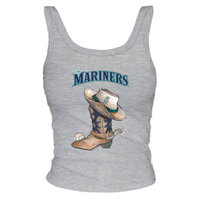 Seattle Mariners Cowboy Boot Ribbed Tank