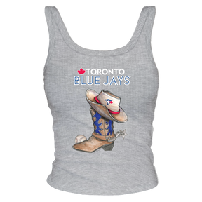 Toronto Blue Jays Cowboy Boot Ribbed Tank