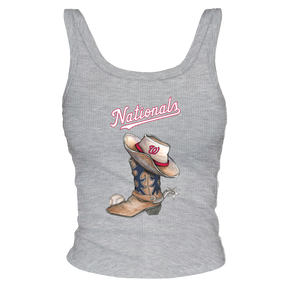 Washington Nationals Cowboy Boot Ribbed Tank