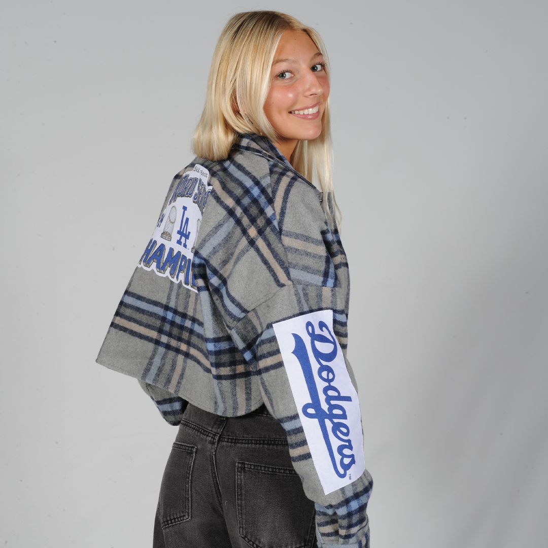 Los Angeles Dodgers Chelsea Freeman World Series Champs 2025 Flannel