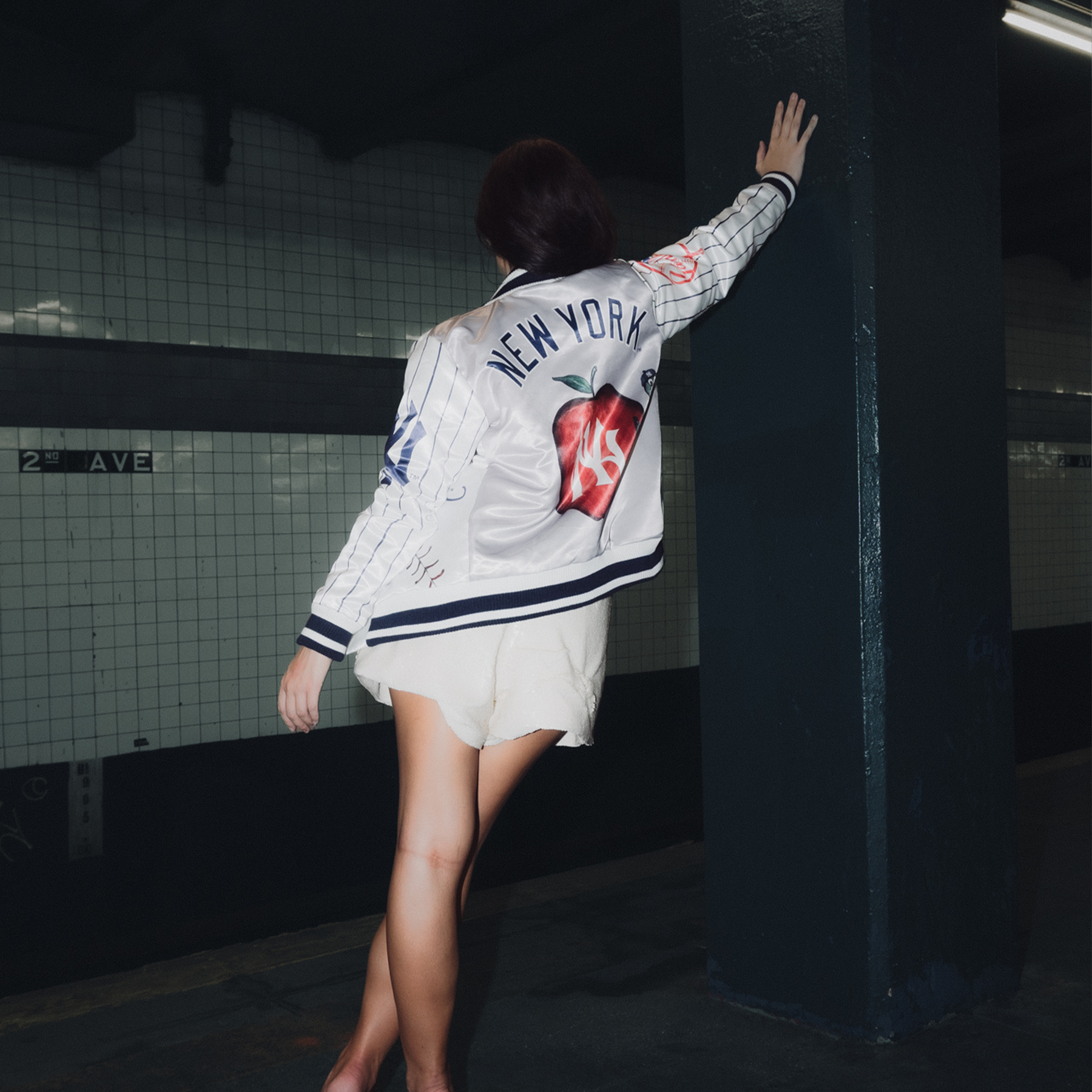 New York Yankees City Couture Reversible Bomber