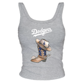 Los Angeles Dodgers Cowboy Boot Ribbed Tank