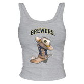 Milwaukee Brewers Cowboy Boot Ribbed Tank
