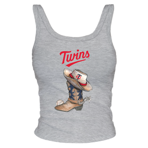 Minnesota Twins Cowboy Boot Ribbed Tank