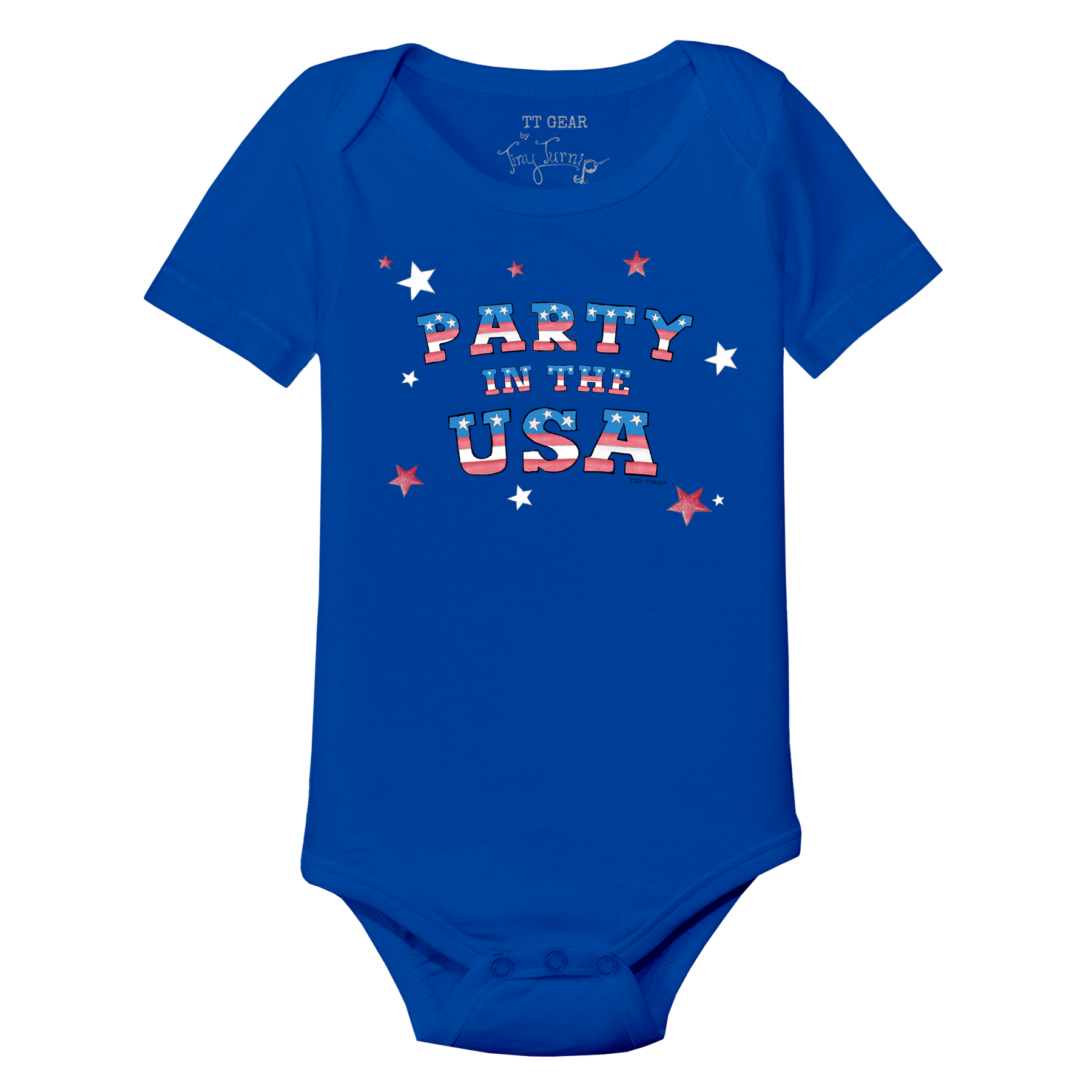 Party in the USA Short Sleeve Snapper