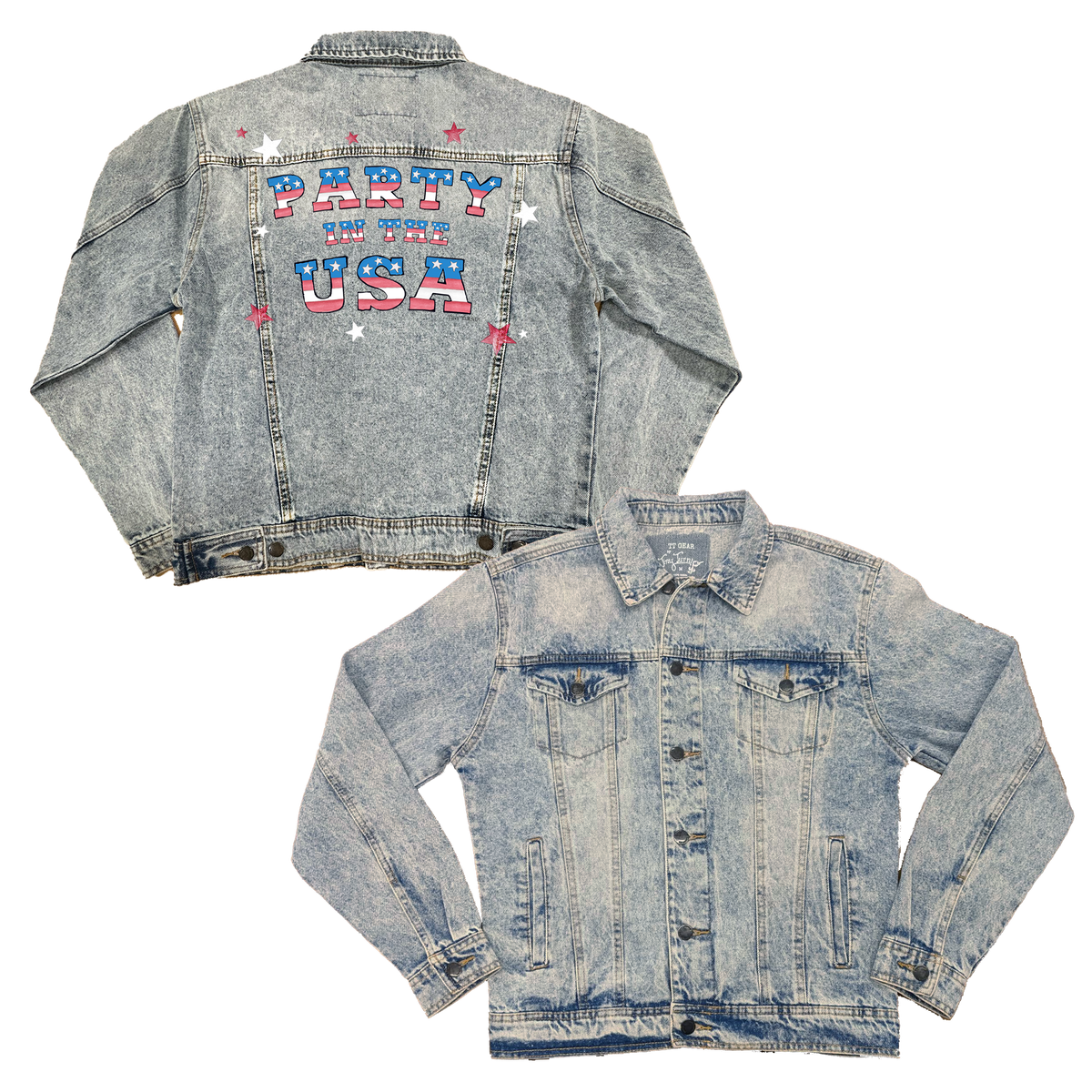 Party in the USA Boyfriend Denim Jacket