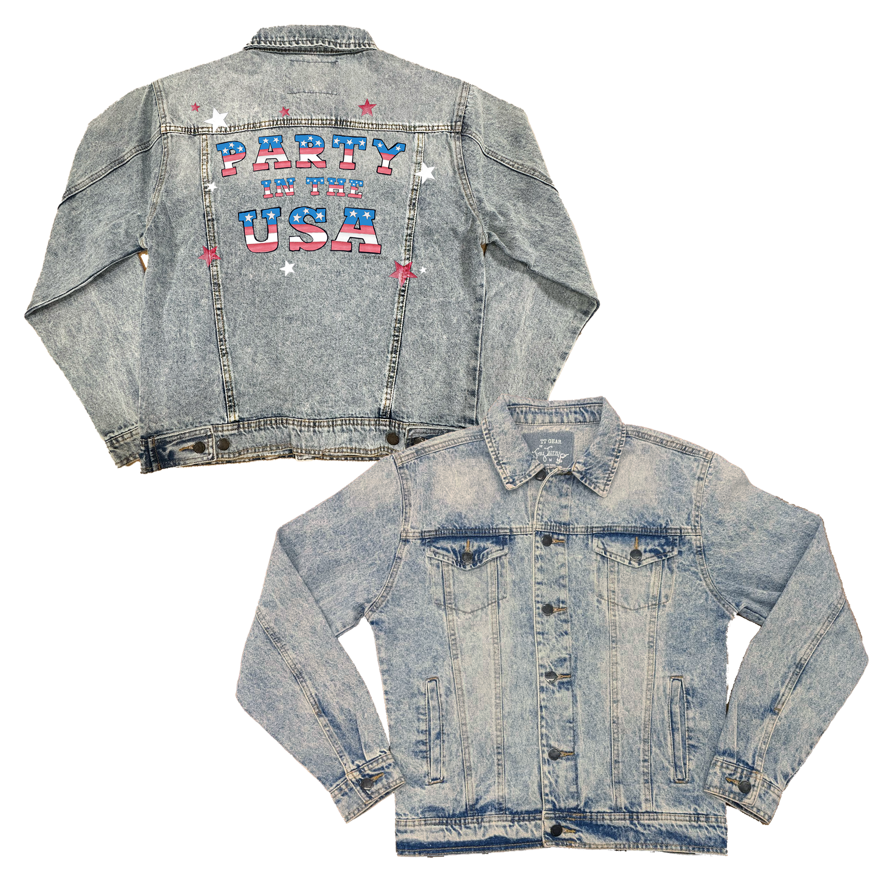 Party in the USA Boyfriend Denim Jacket