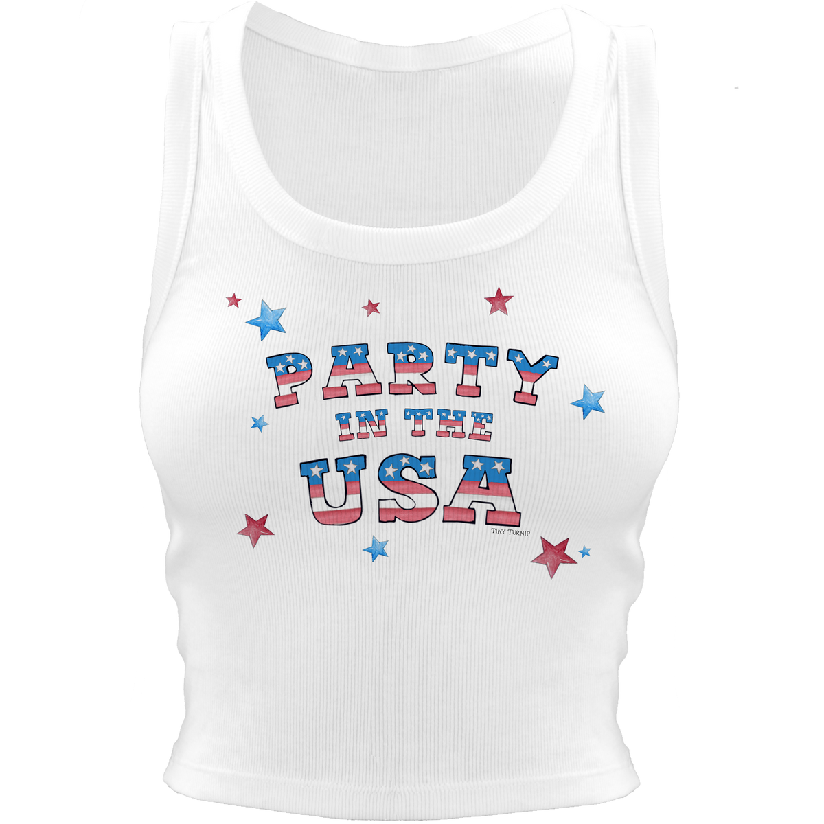 Party in the USA Crop Tank