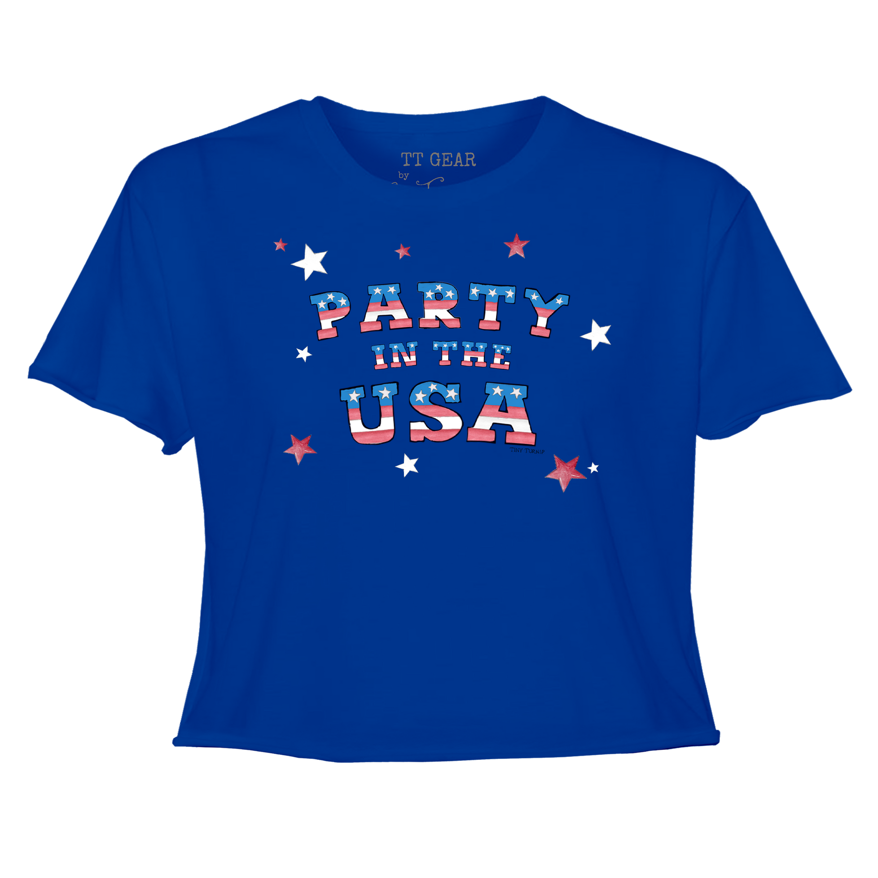 Party in the USA Riley Crop Tee