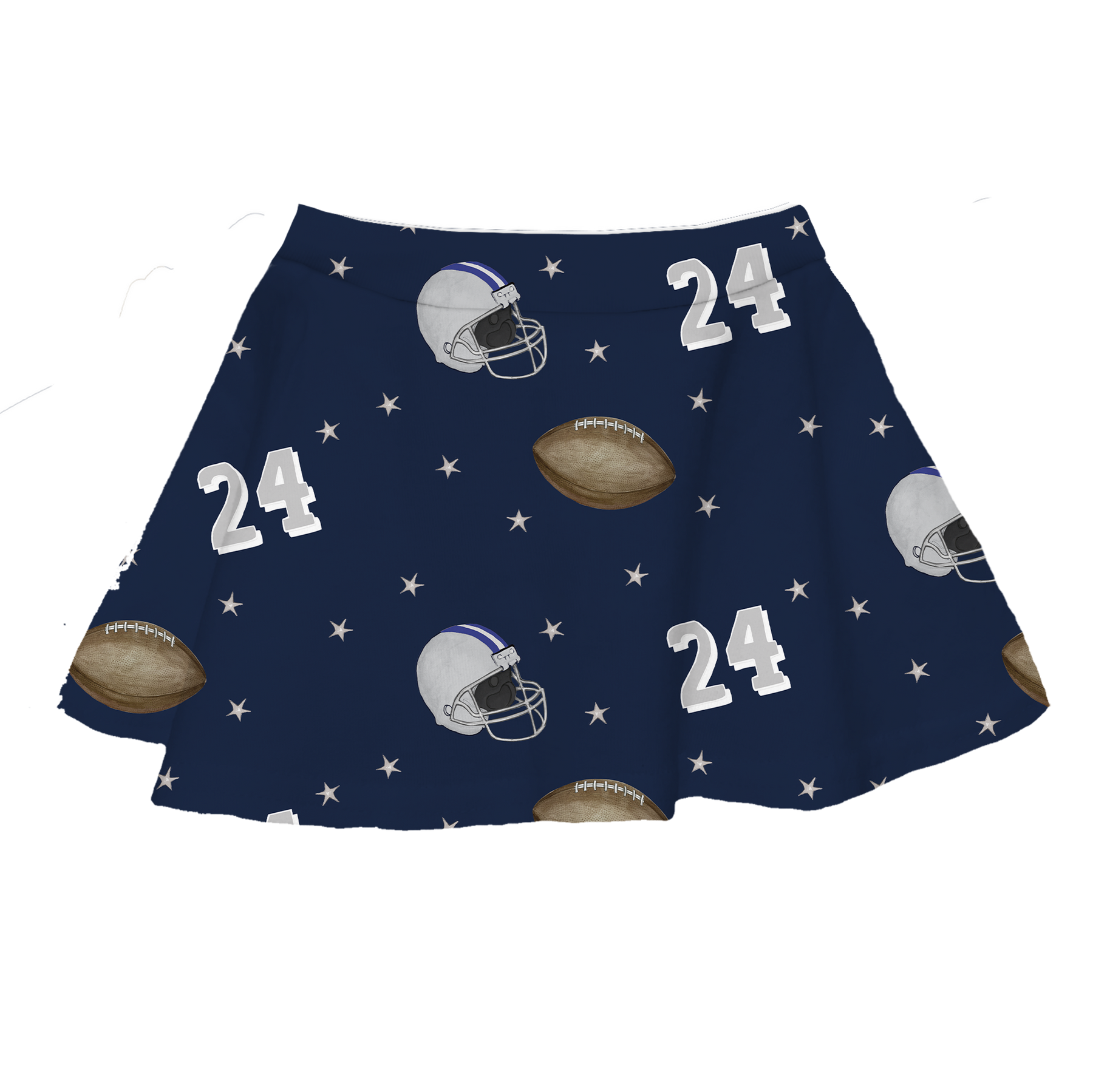 VIP Football: Football Helmet w/ Number - Skirt