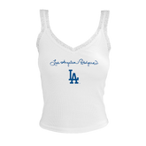 Los Angeles Dodgers Script Logo Lace Tank