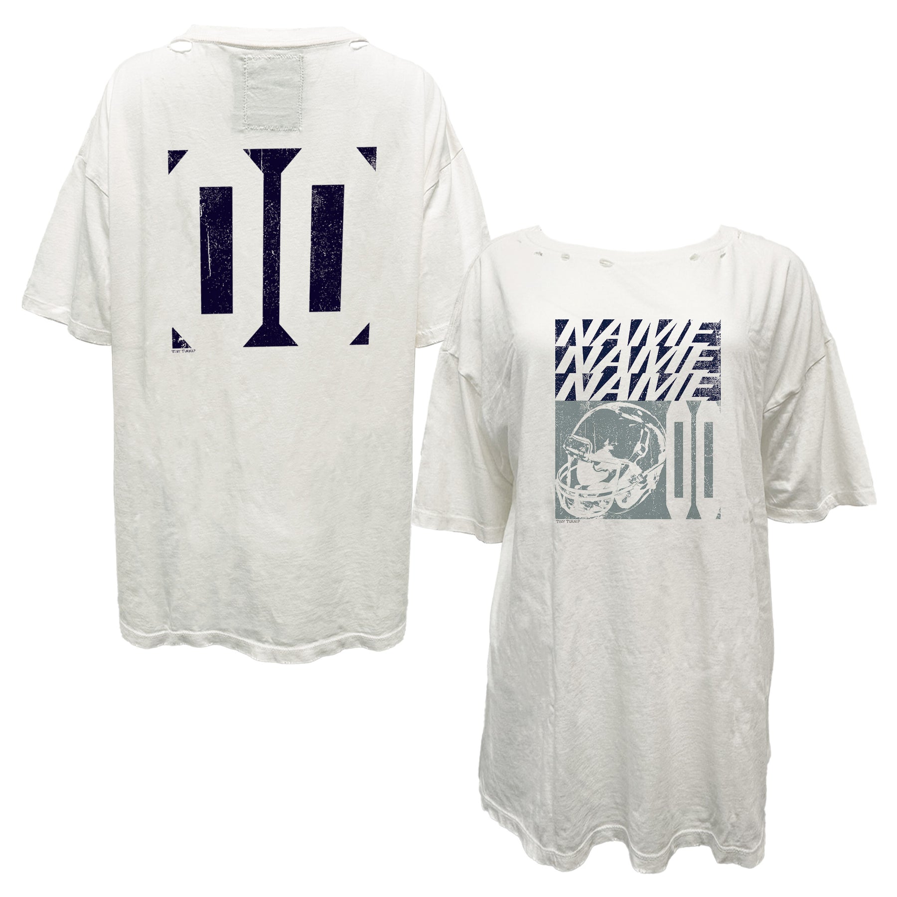 VIP Football: Faded Helmet - Vintage Tee