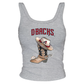 Arizona Diamondbacks Cowboy Boot Ribbed Tank