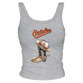 Baltimore Orioles Cowboy Boot Ribbed Tank