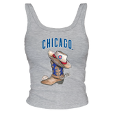 Chicago Cubs Cowboy Boot Ribbed Tank