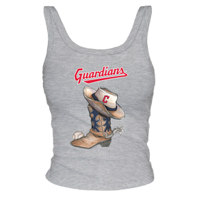 Cleveland Guardians Cowboy Boot Ribbed Tank