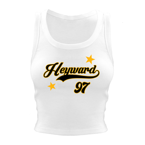 VIP Football: Sparkle w/ Name, Number - Crop Tank