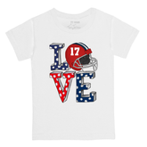 VIP Football: LOVE w/ Number - Kid's Tee Shirt
