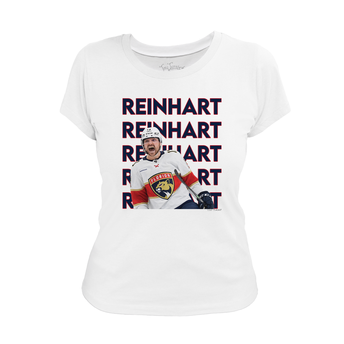VIP Stacked Player Photo w/ Name - Women's Tee Shirt - Tiny Turnip