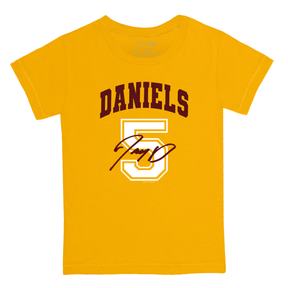 VIP Football: Name Arch w/ Signature, Number - Kid's Tee Shirt