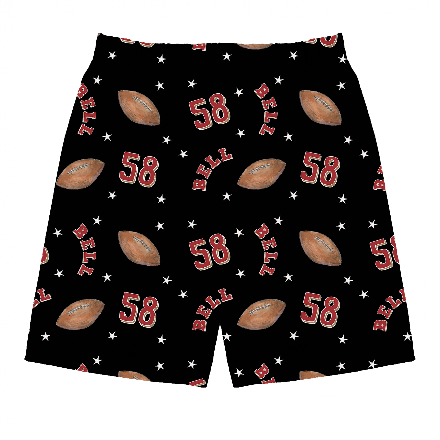 VIP Football: Football Stars w/ Name, Number - Boy Shorts