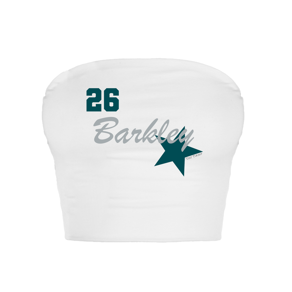 VIP Football: Script Star - Crop Tube Top