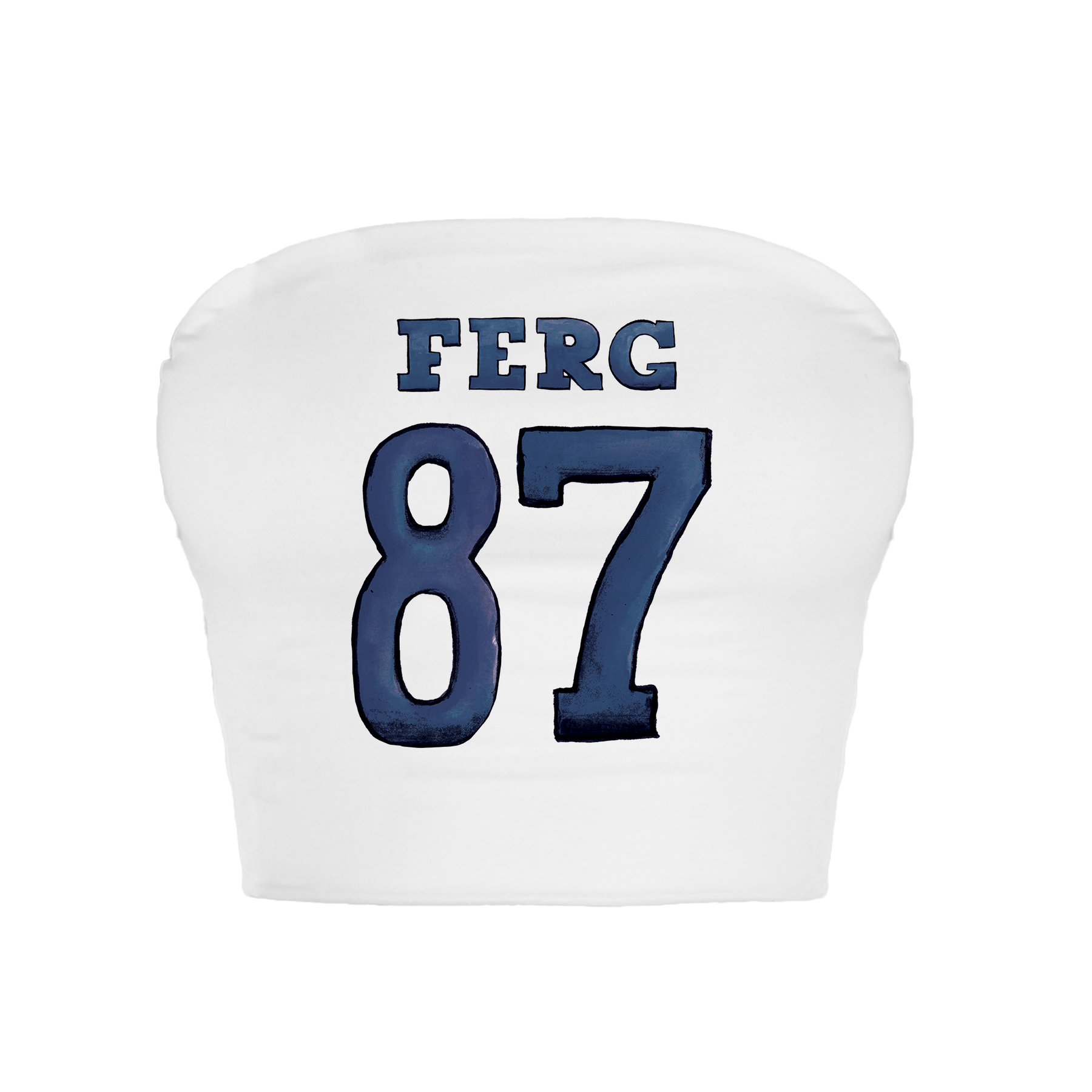 VIP Football: Watercolor Champs - Crop Tube Top
