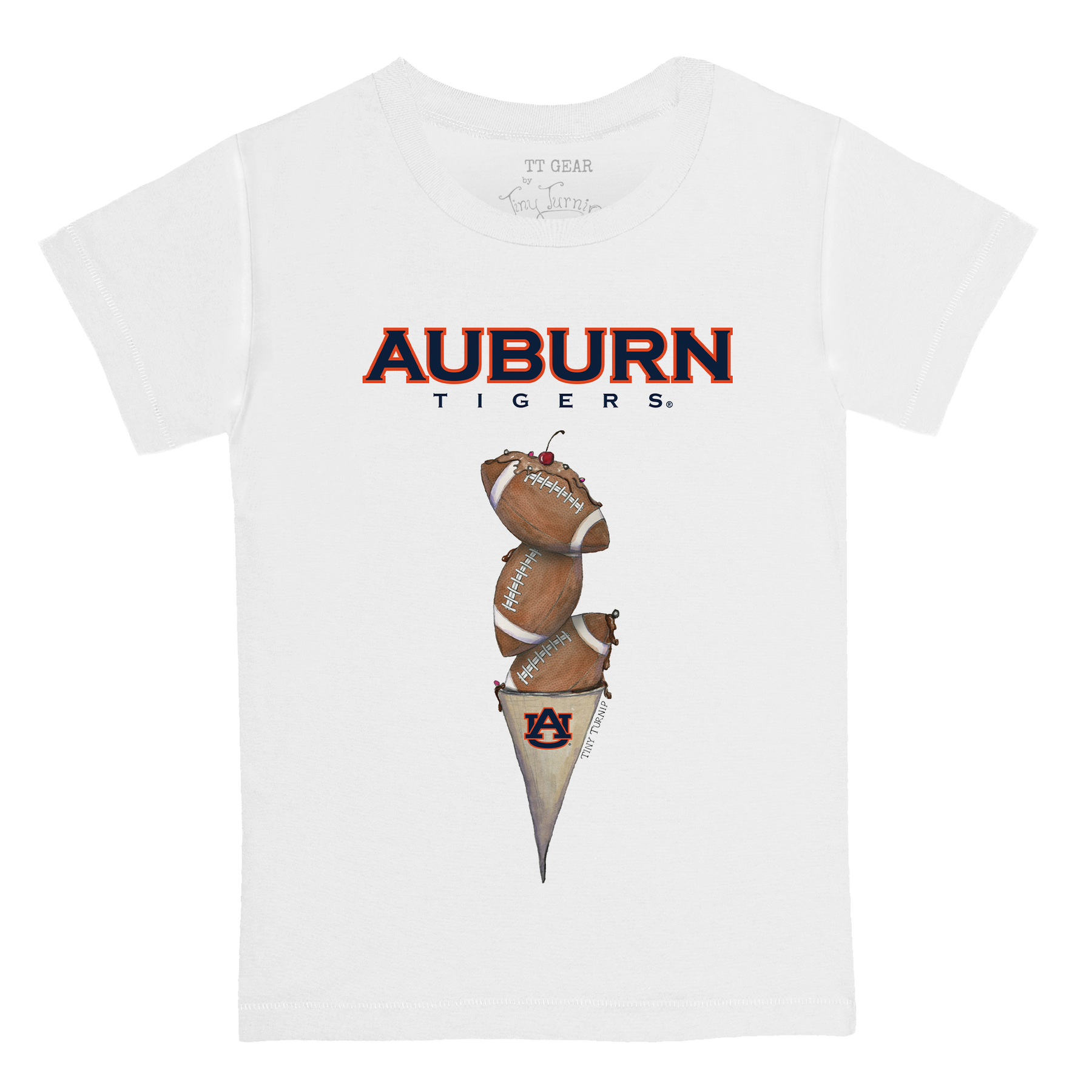 Auburn Tigers Football Triple Scoop Kid's Tee Shirt