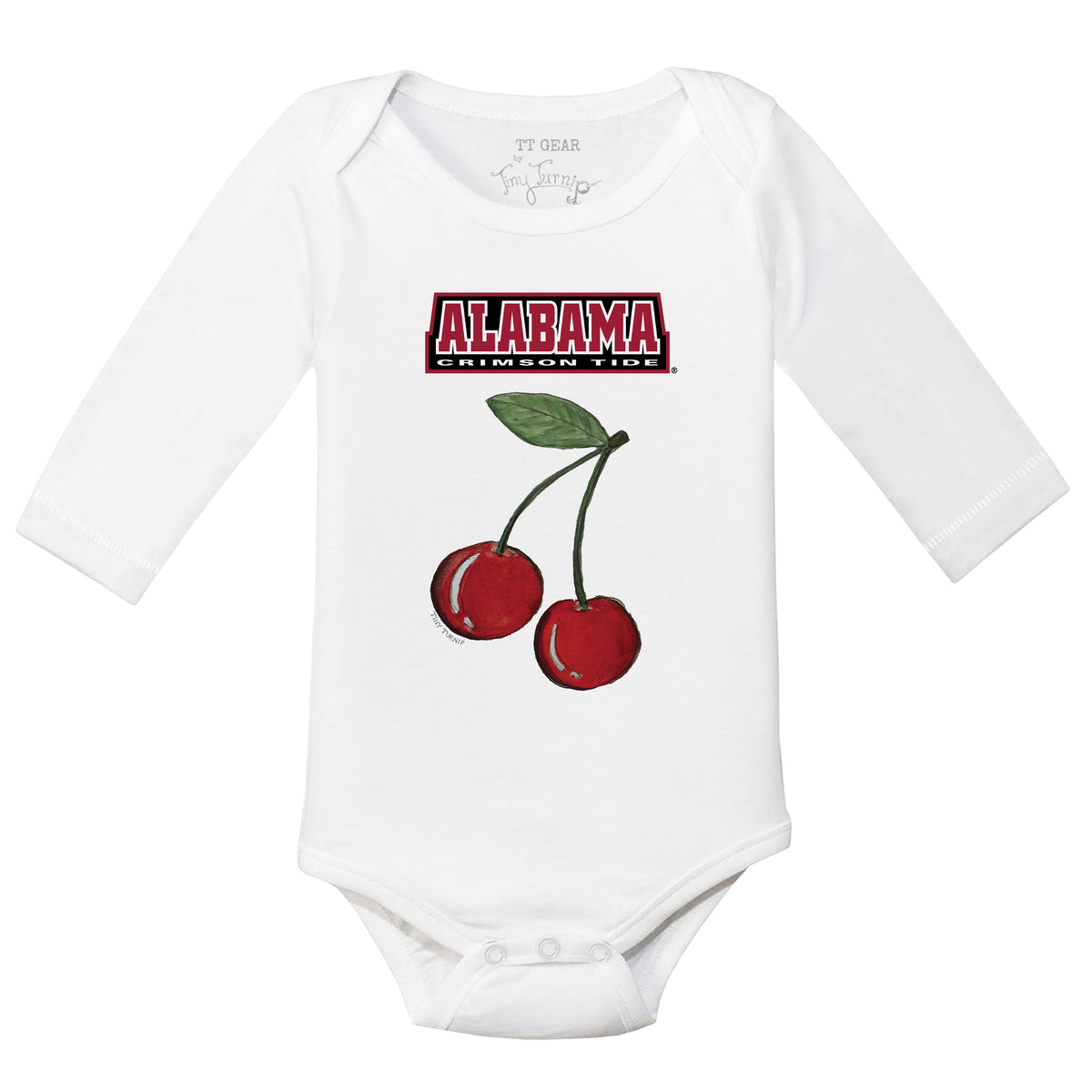 Alabama Crimson Tide Cherries Long Sleeve Snapper