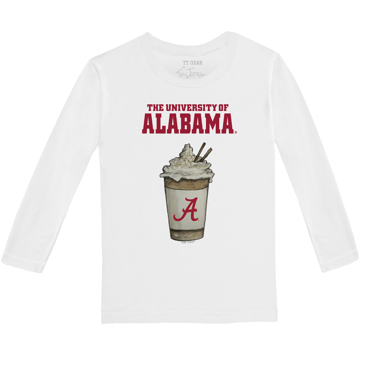 Alabama Crimson Tide Latte Long-Sleeve Tee Shirt