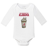 Alabama Crimson Tide Latte Long Sleeve Snapper