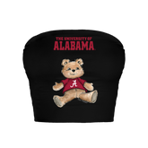 Alabama Crimson Tide Teddy Crop Tube Top