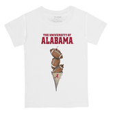 Alabama Crimson Tide Football Triple Scoop Kid's Tee Shirt